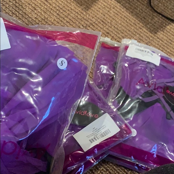 Sheer purple chemise & thong - Picture 8 of 9